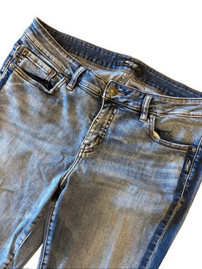 Silver  Woman’s 14 Aiko Ankle Skinny Jeans